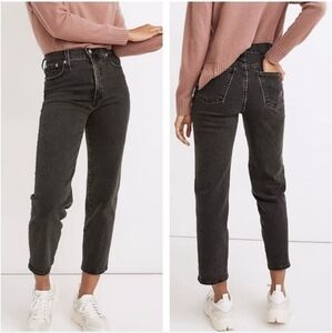 Madewell The Perfect Vintage Crop Jeans Black Size 24